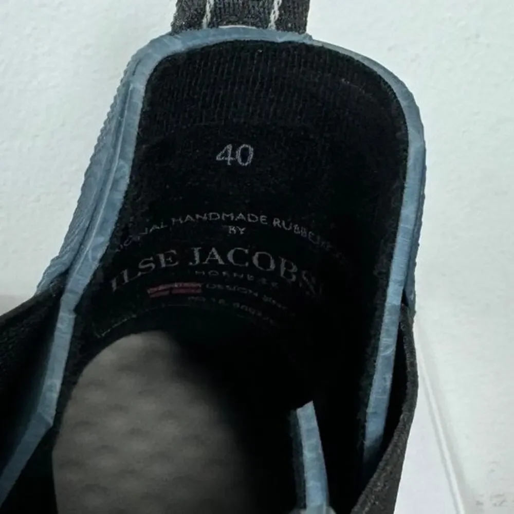 New Ilse Jacobsen Rubber Waterproof Rain Boot in Orion Blue Women's Size 10